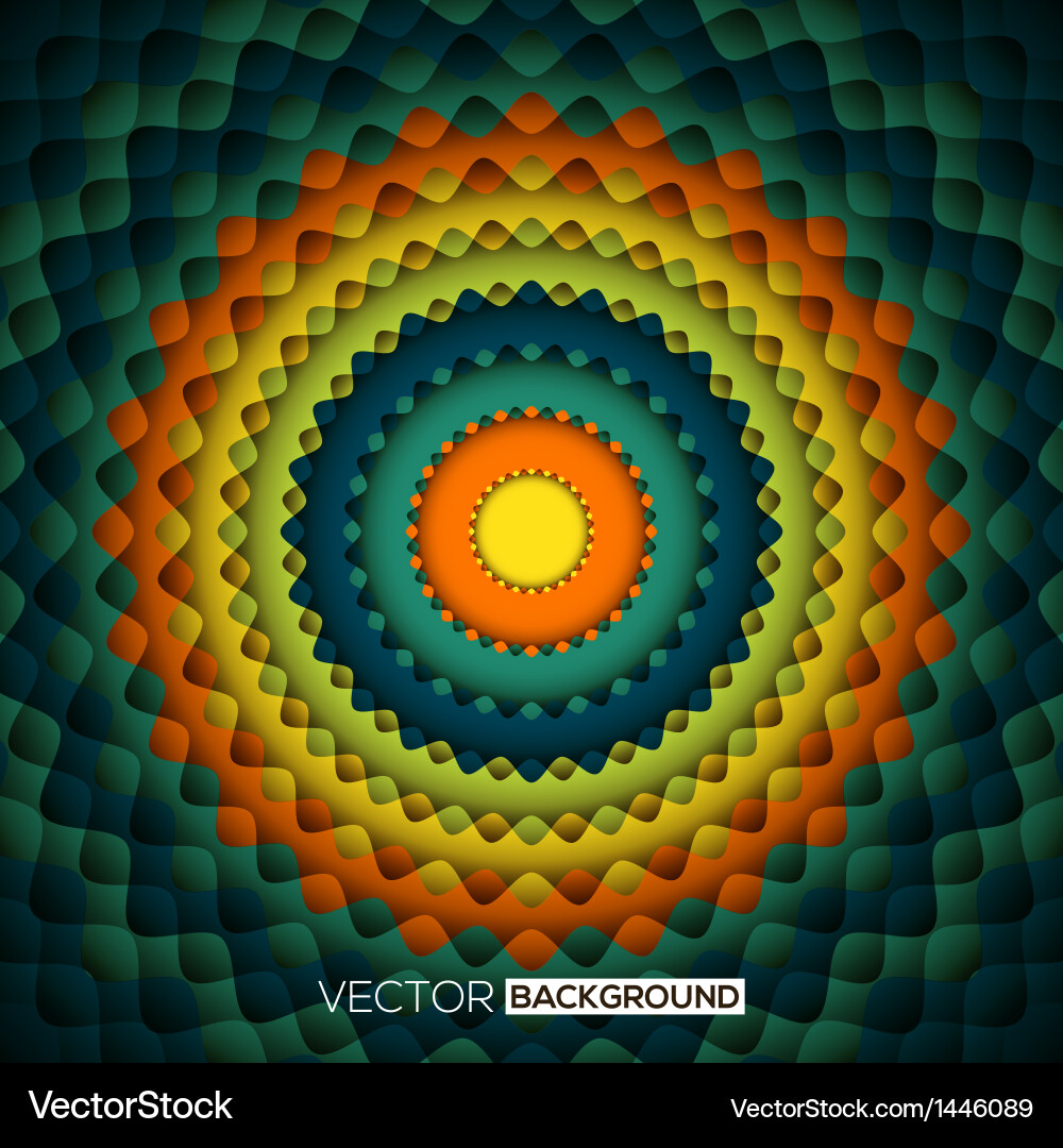 Circle abstract background Royalty Free Vector Image