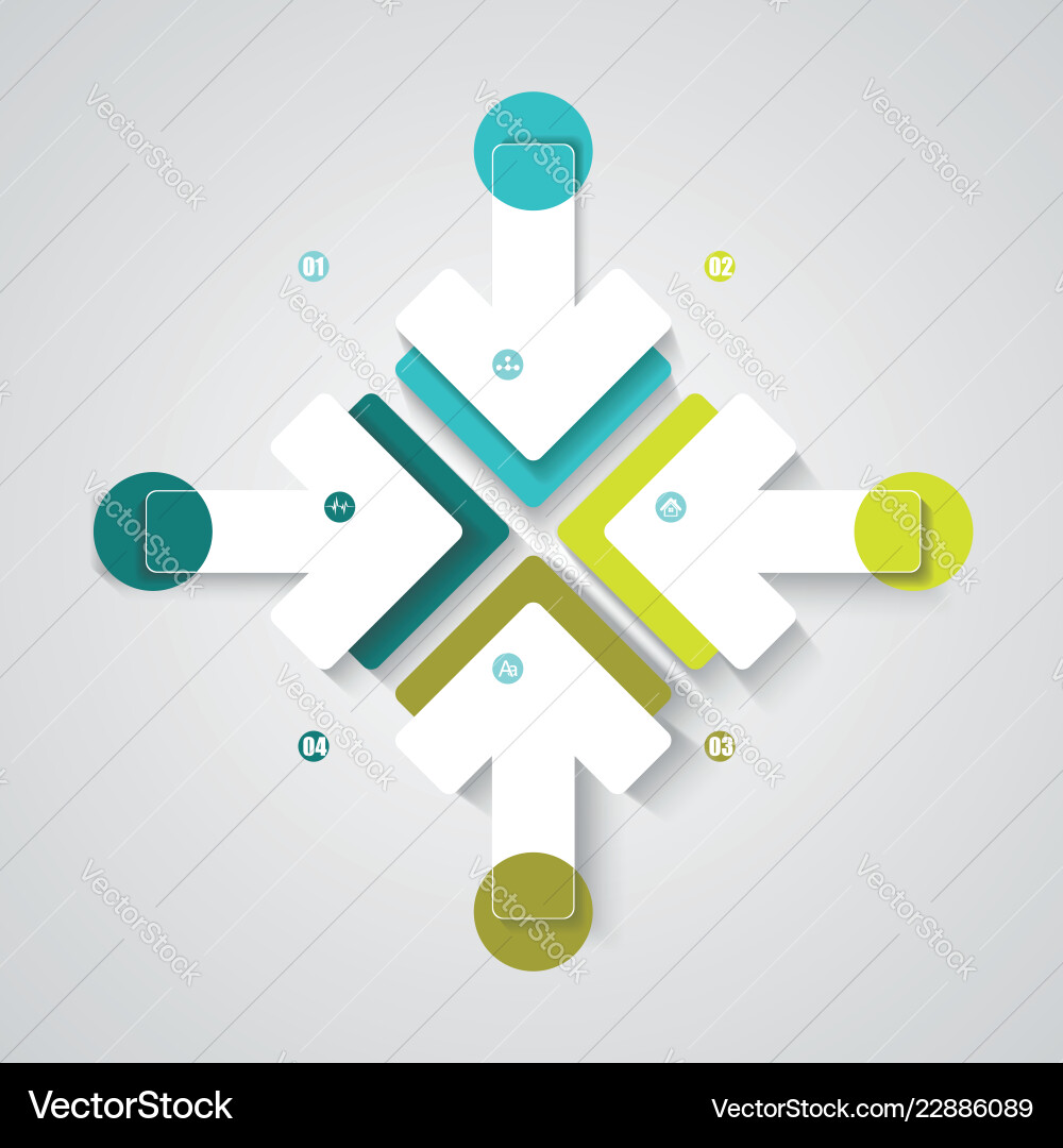 Pointer arrows graphic or website layout Pointer arrows graphic or website layout vector image