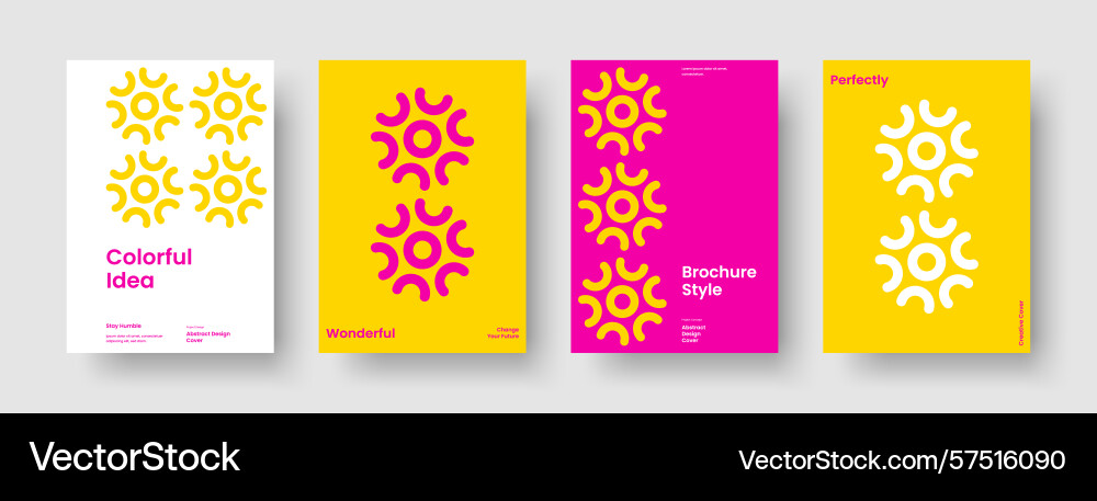 Abstract background layout creative report Vector Image