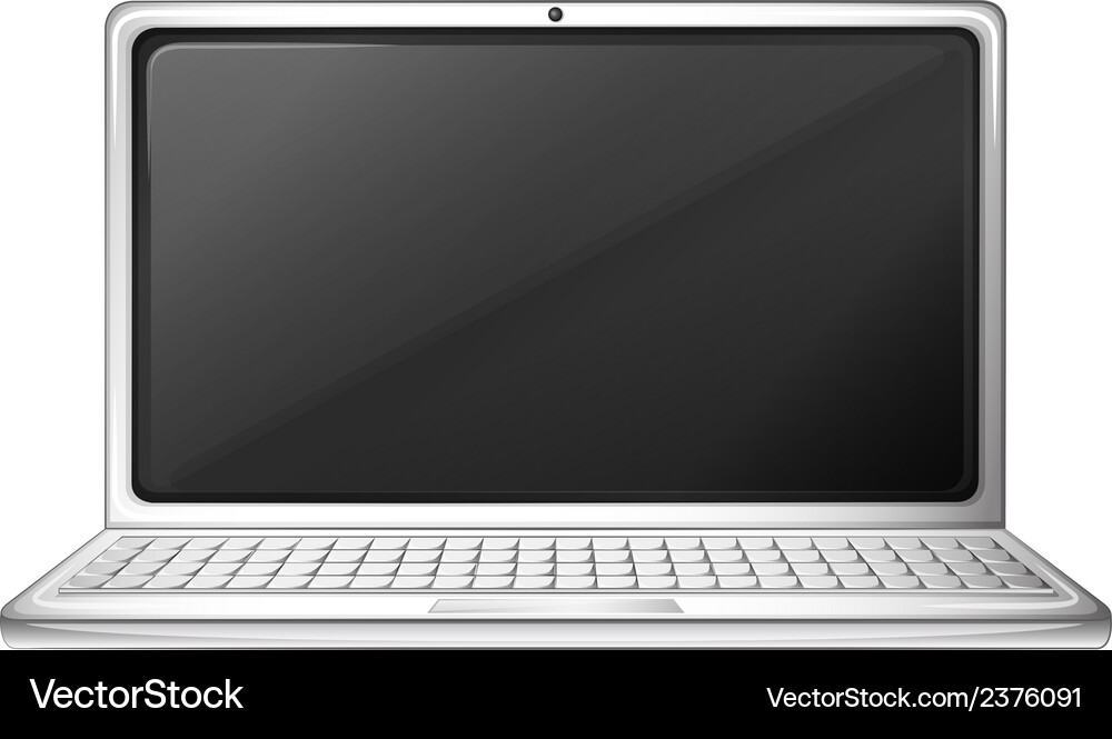 A notebook computer Vector Image