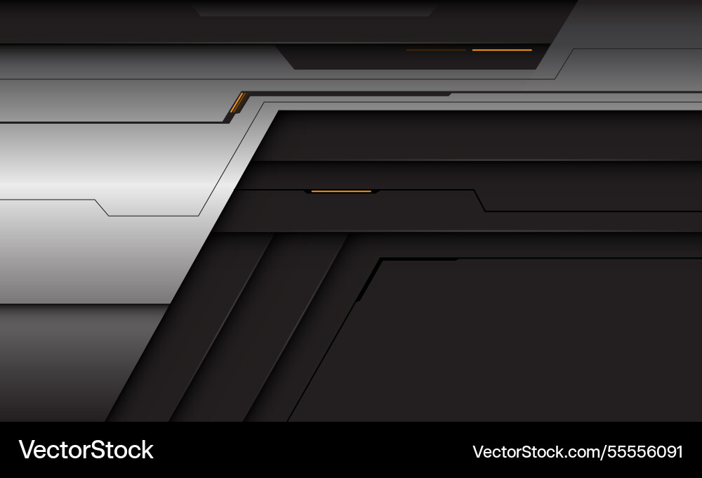 Abstract silver grey black shadow cyber Abstract silver grey black shadow cyber vector image