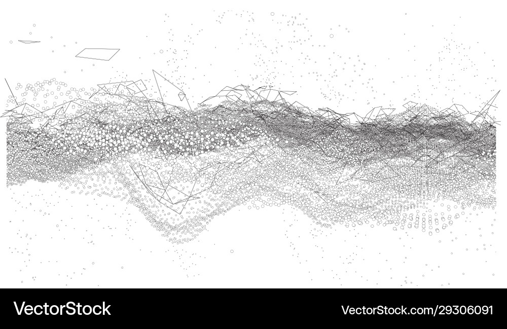 Background consisting dots and lines Background consisting dots and lines Vector Image