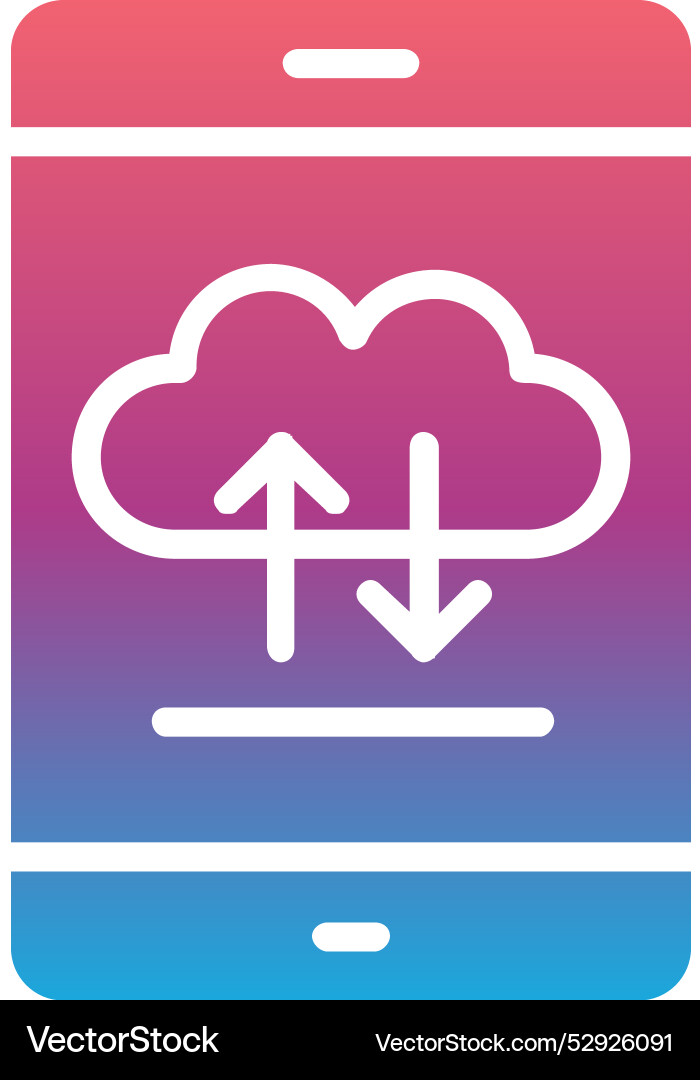 Cloud computing icon design vector image
