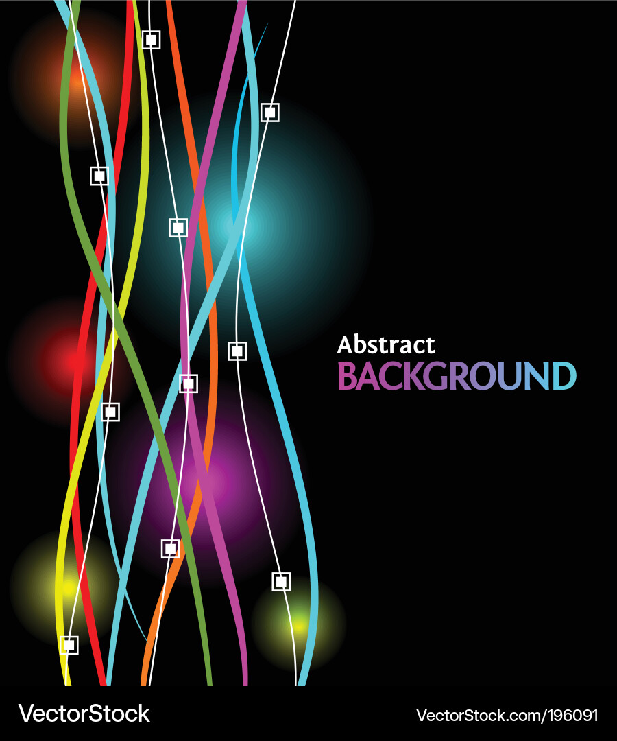 Dynamic Abstract Background Vector Image