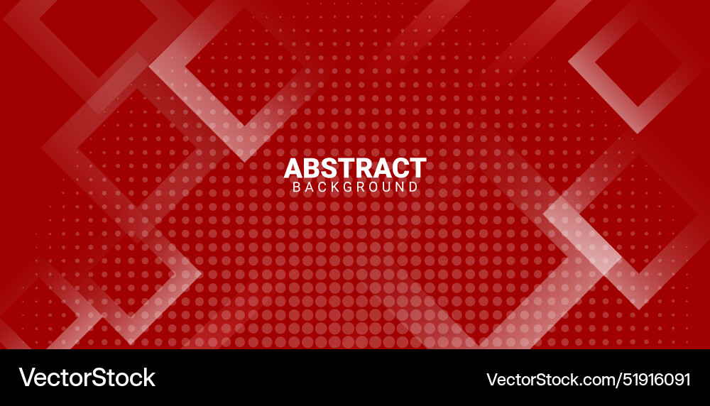 Red abstract background with halftone Vector Image