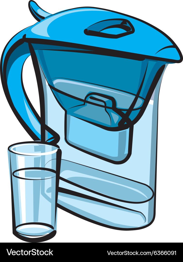 Water filter Royalty Free Vector Image - VectorStock