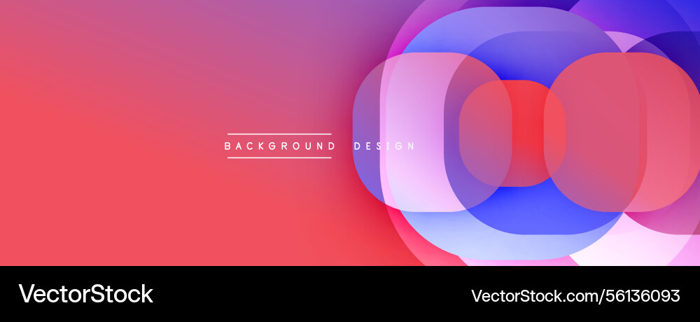 Bright abstract composition overlapping circles Bright abstract composition overlapping circles Vector Image