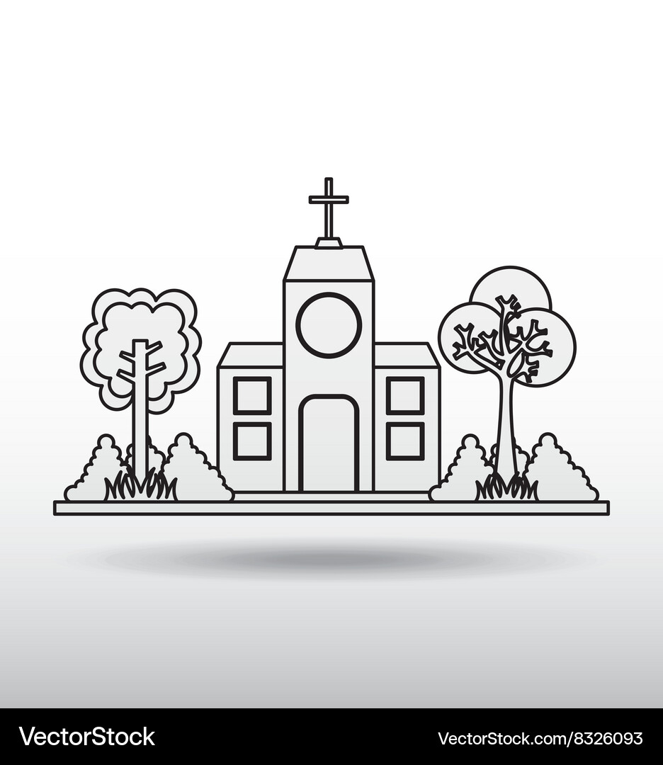 Building front design Vector Image