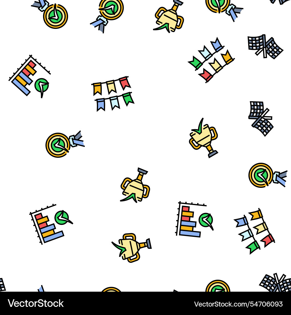 Check mark tick ok seamless pattern Check mark tick ok seamless pattern vector image