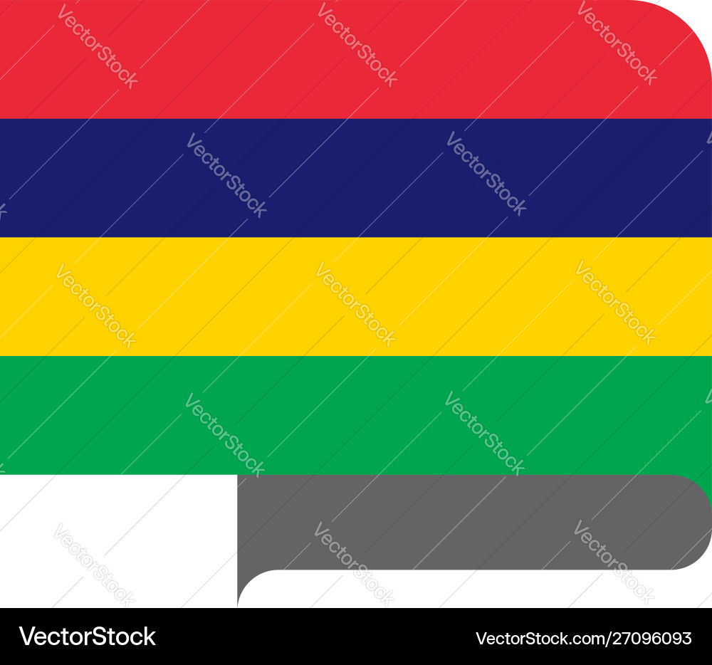 Flag horizontal shape pointer for world map Flag horizontal shape pointer for world map vector image
