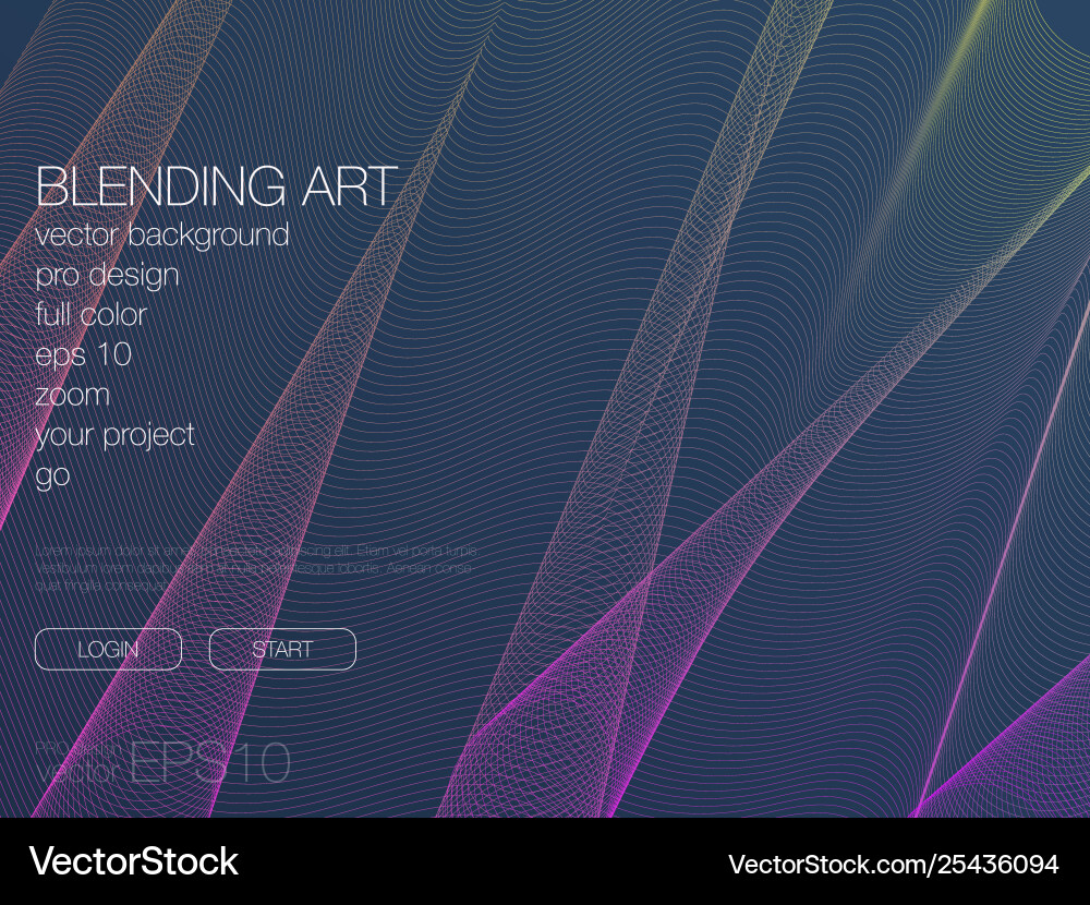 Abstract blend background template for web site Abstract blend background template for web site vector image