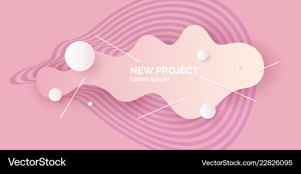 Abstract background with a dynamic splashes Vector Image