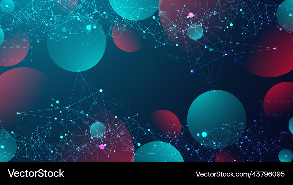 Abstract polygonal background with connecting Abstract polygonal background with connecting vector image