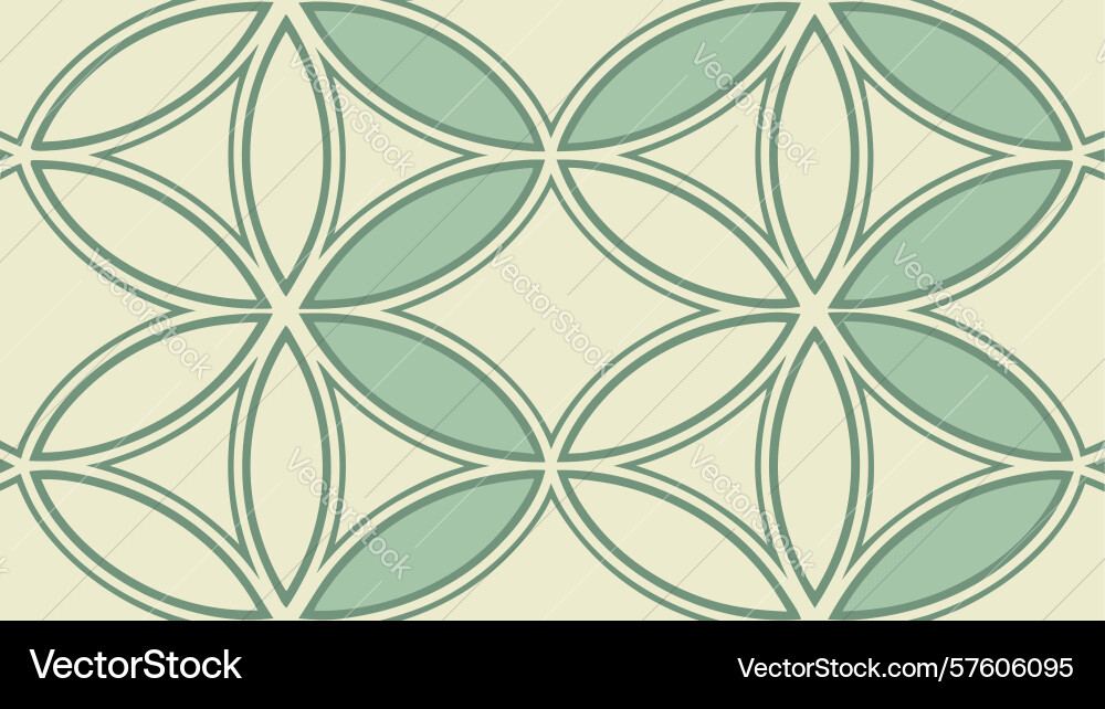 Elegant circular pattern seamless abstract vector image