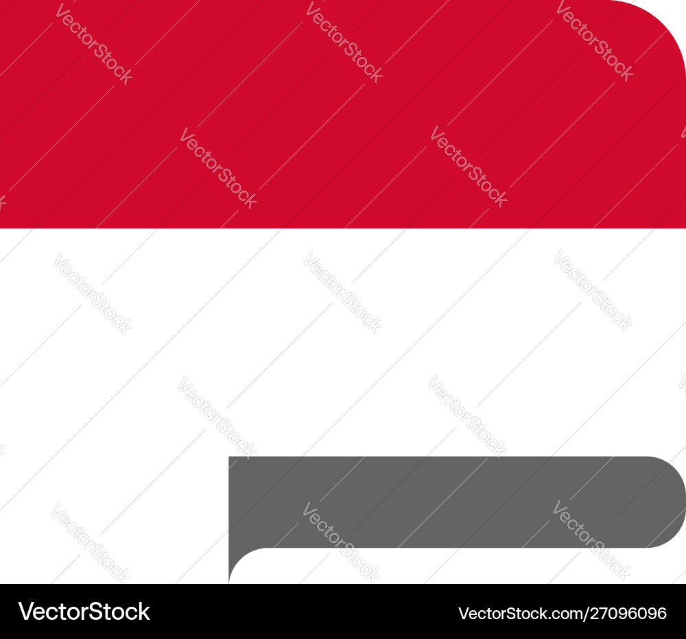 Flag horizontal shape pointer for world map Flag horizontal shape pointer for world map vector image