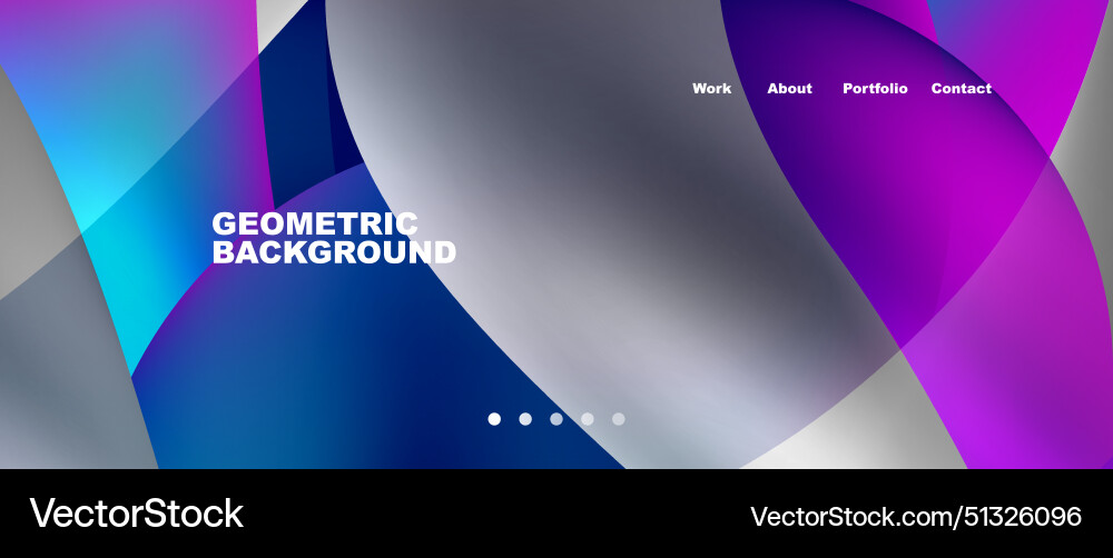 Web page design with geometric elements - circle Web page design with geometric elements - circle vector image