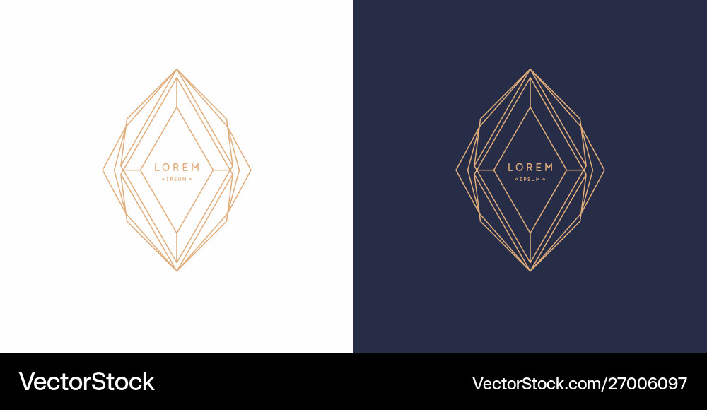 Abstract element with gold lines Abstract element with gold lines vector image