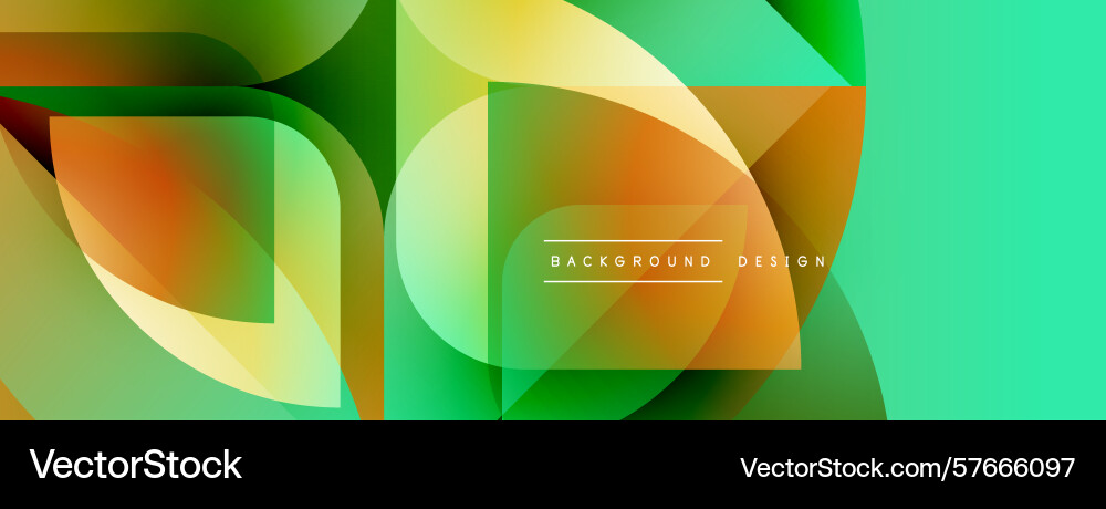 Abstract geometric shapes overlap creating Abstract geometric shapes overlap creating Vector Image