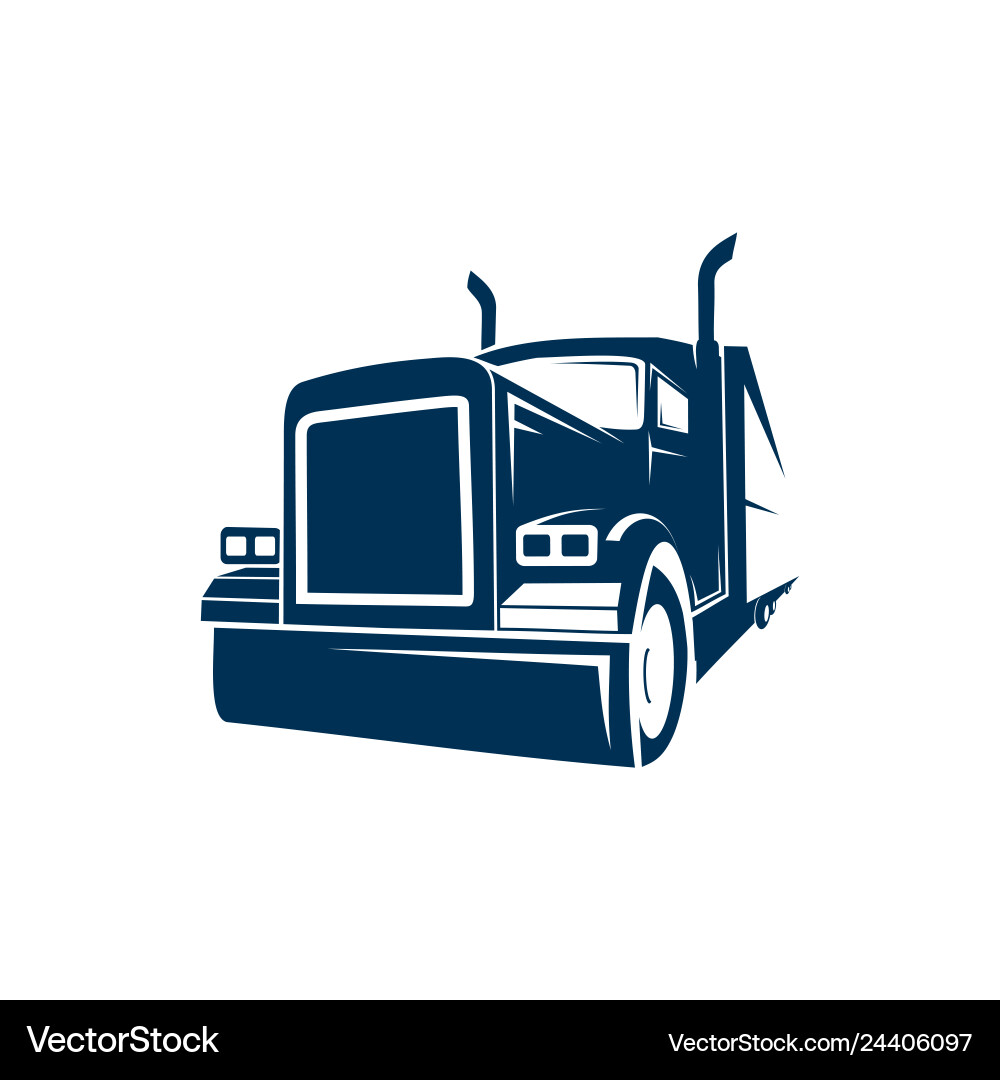 Truck Logo - Delivery Transport Vector Image