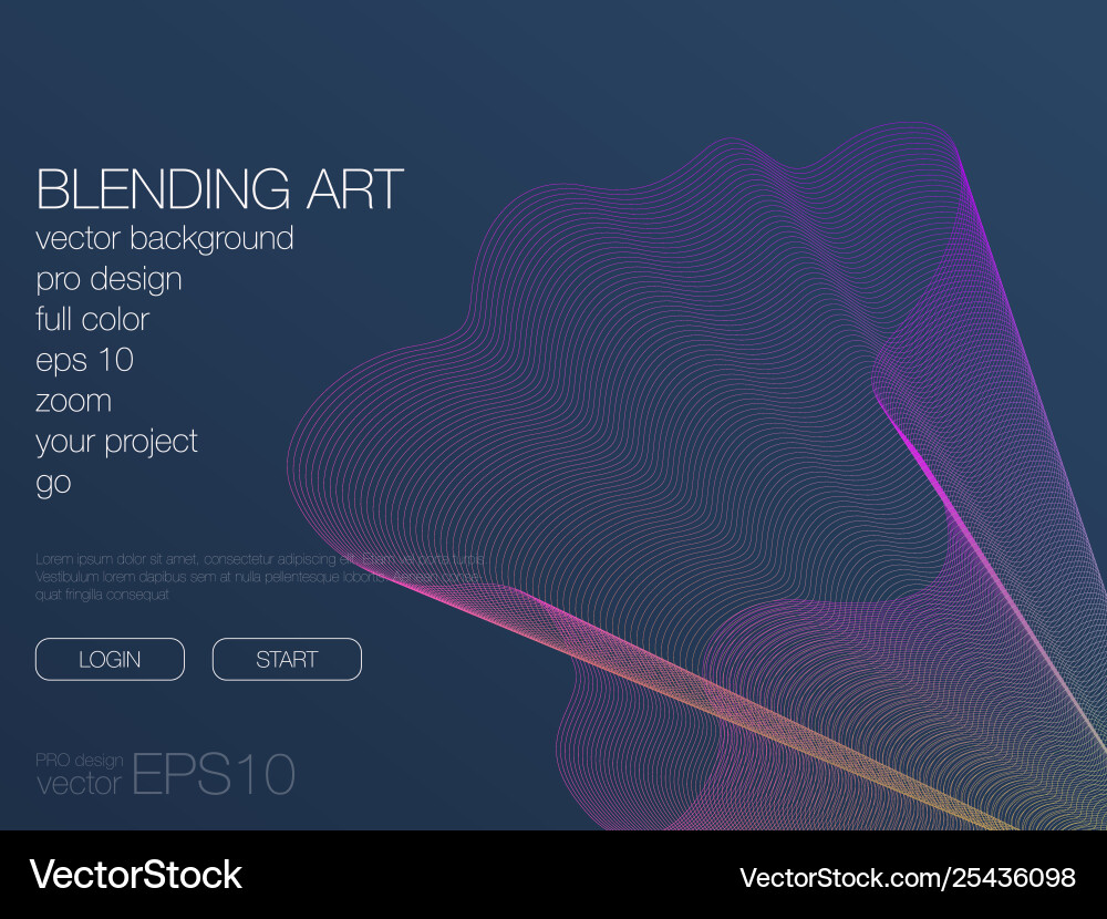 Abstract blend background template for web site Abstract blend background template for web site vector image