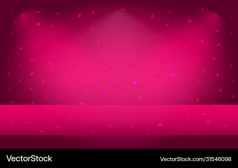 Empty abstract mock up 3d stage studio background Empty abstract mock up 3d stage studio background Vector Image