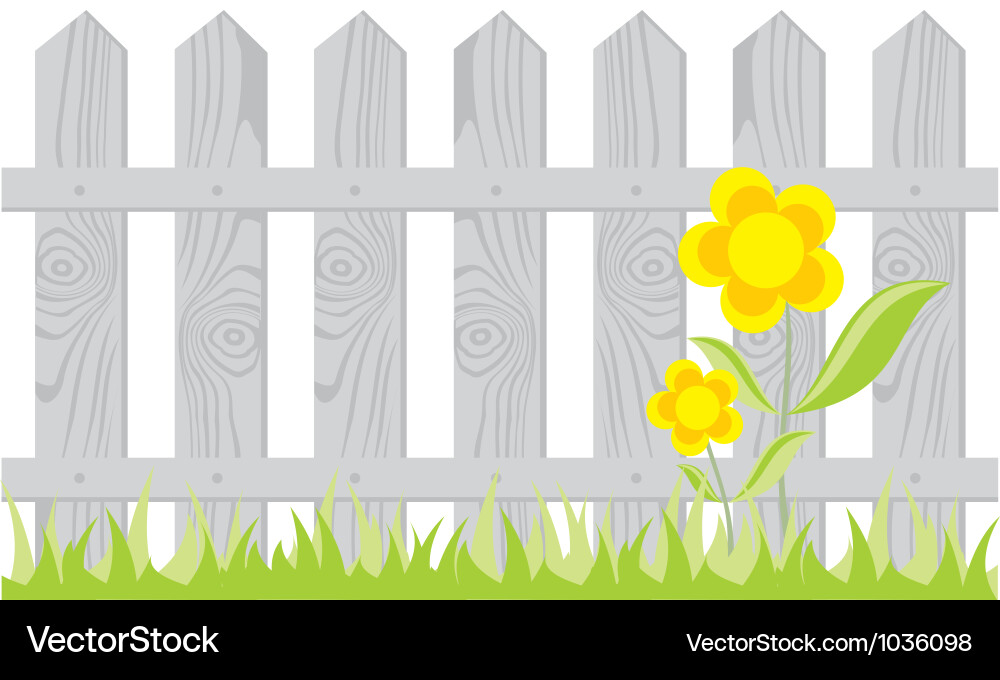 Wooden Fence Background – Royalty-Free Vector | VectorStock
