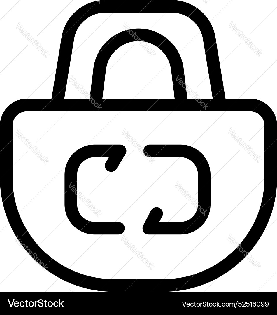 Padlock icon showing updating process Padlock icon showing updating process vector image