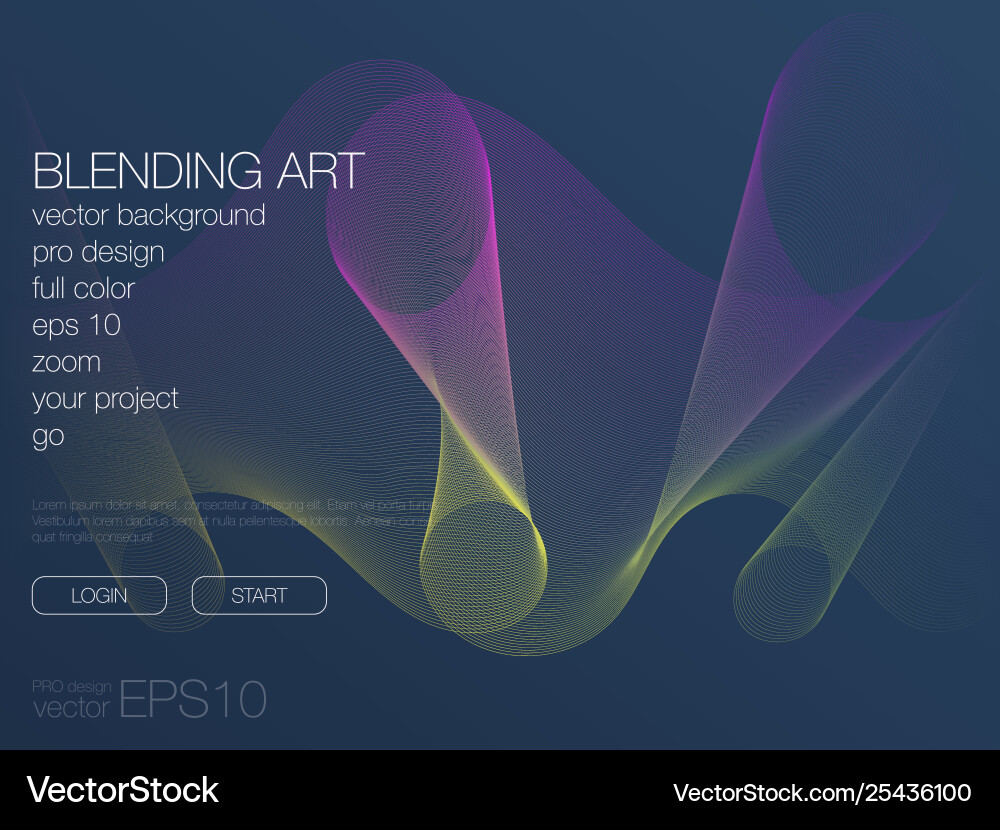Abstract blend background template for web site Abstract blend background template for web site vector image