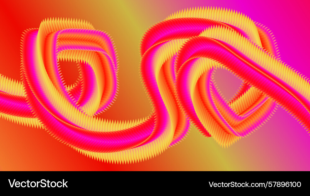 Blend 3d fluid flowing gradient multicolor design Vector Image
