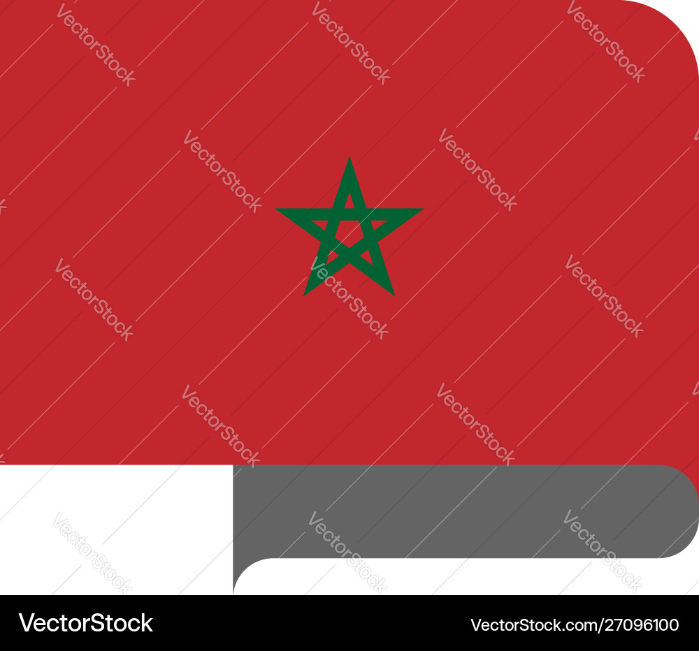 Flag horizontal shape pointer for world map Flag horizontal shape pointer for world map vector image