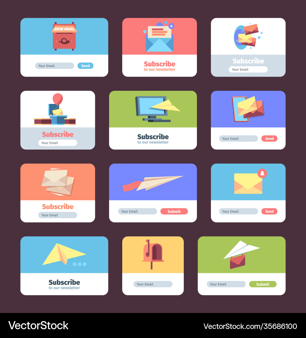 Formulare für Webbox-Designvorlage für Benutzer eintragen Formulare für Webbox-Designvorlage für Benutzer eintragen vektorbild