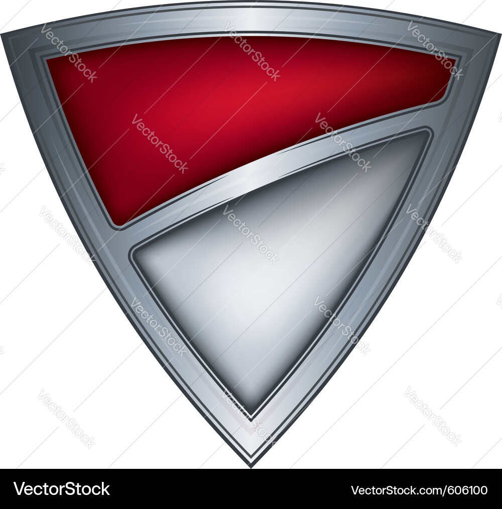 Monaco Shield with Flag Vector Image