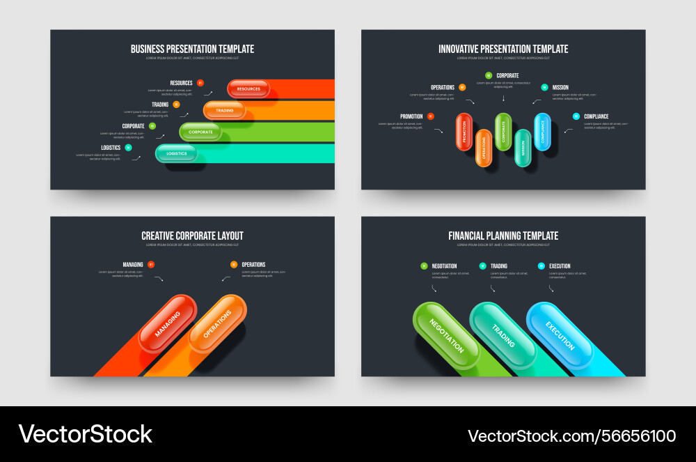 Sales introduction four five two three step Sales introduction four five two three step vector image