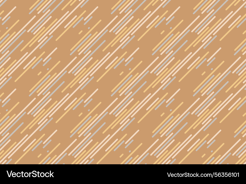 Abstract diagonal lines pattern in warm earthy Vector Image