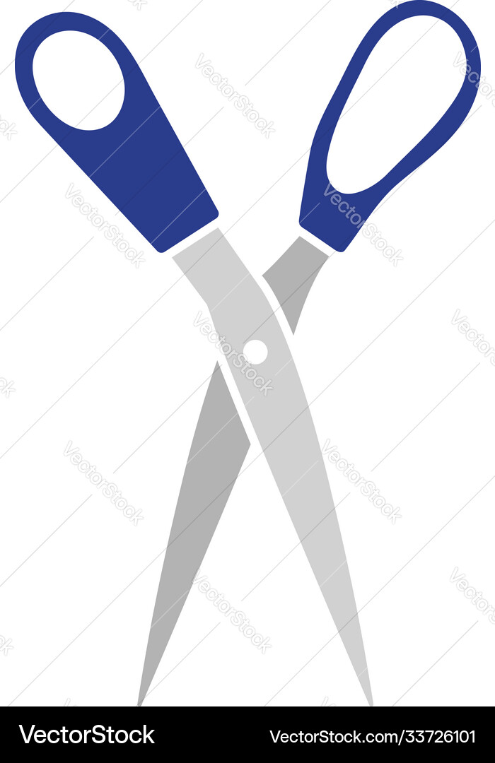 Tailor Scissors Icon Vector Image