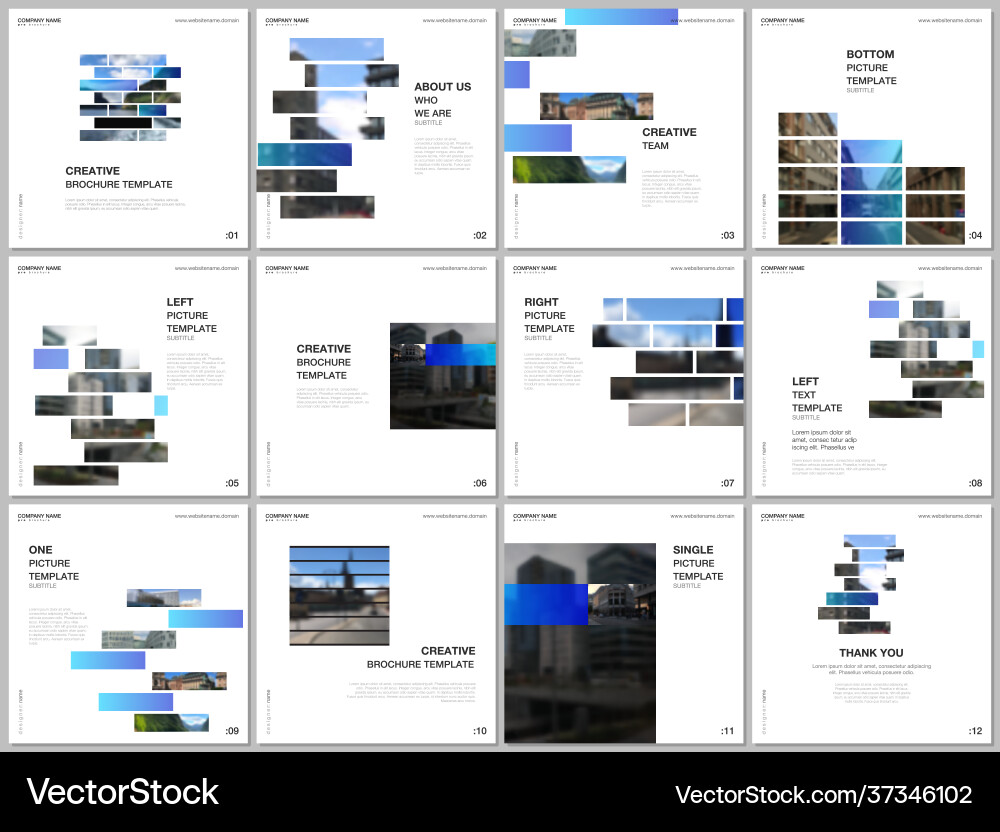 Broschüre Layout quadratische Format Abdeckungen Design Broschüre Layout quadratische Format Abdeckungen Design vektorbild