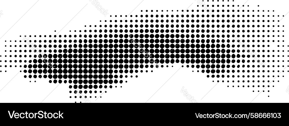 Dynamic halftone gradient texture for abstract Vector Image