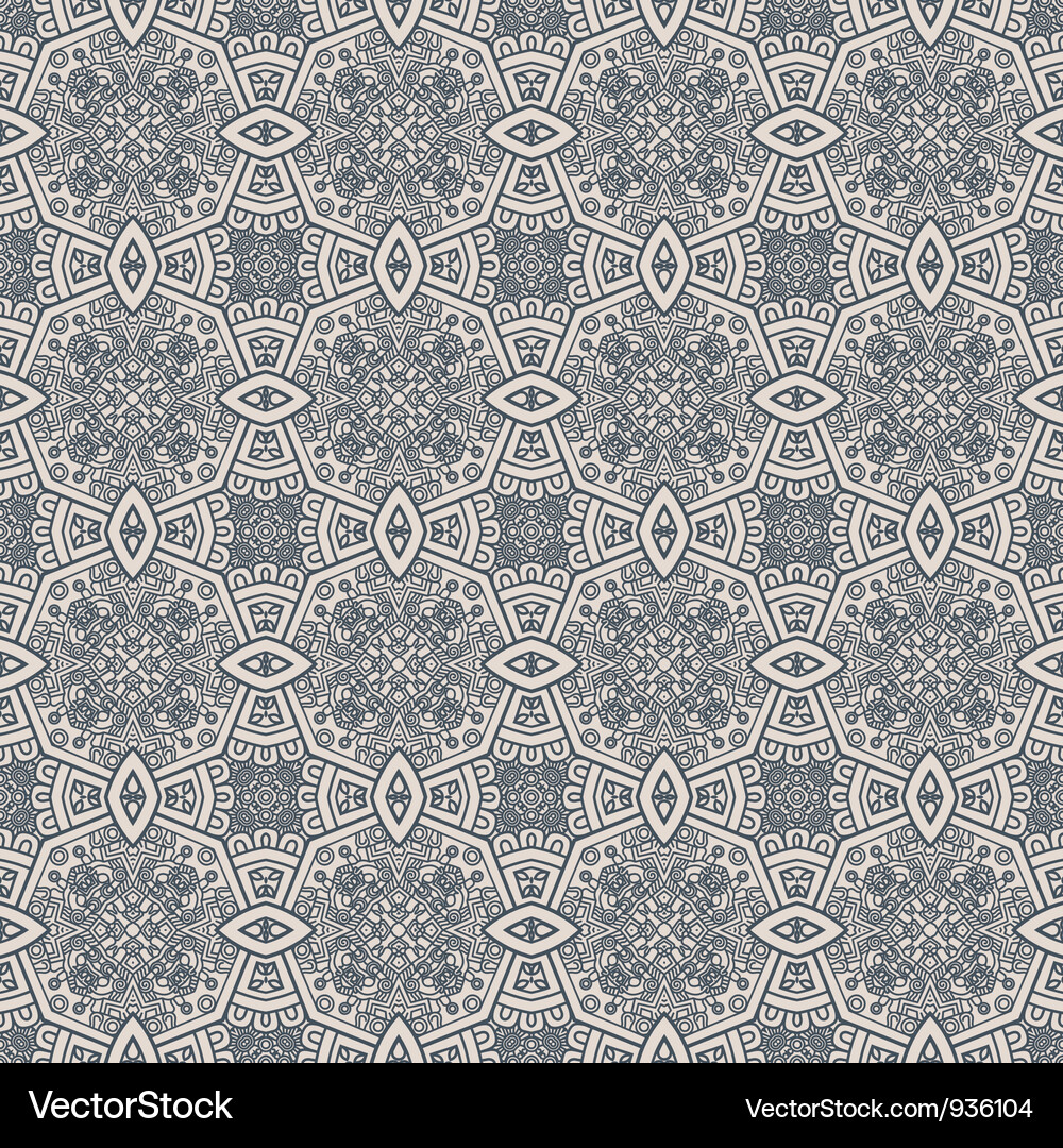 Decorative retro pattern Vector Image