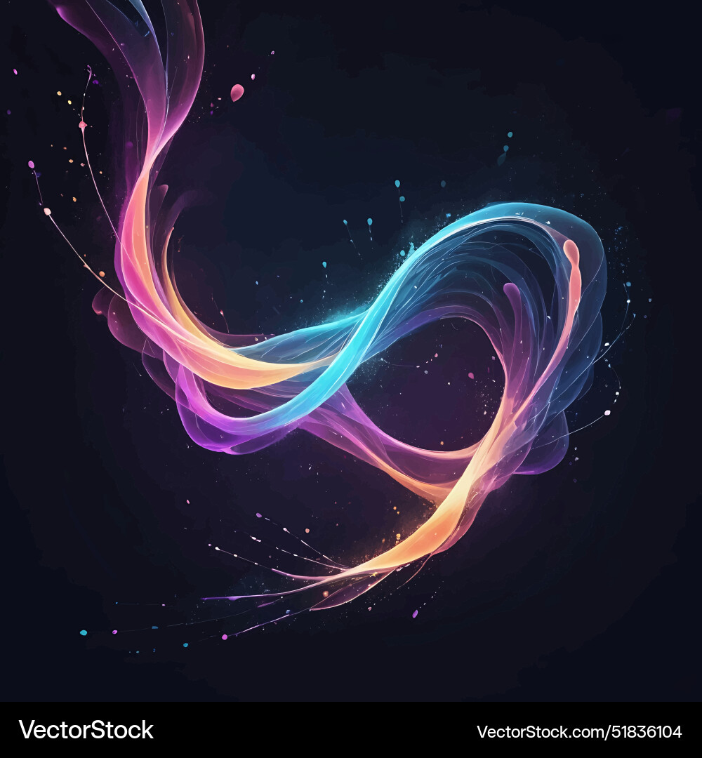 Ethereal abstract background design using glowing Ethereal abstract background design using glowing Vector Image