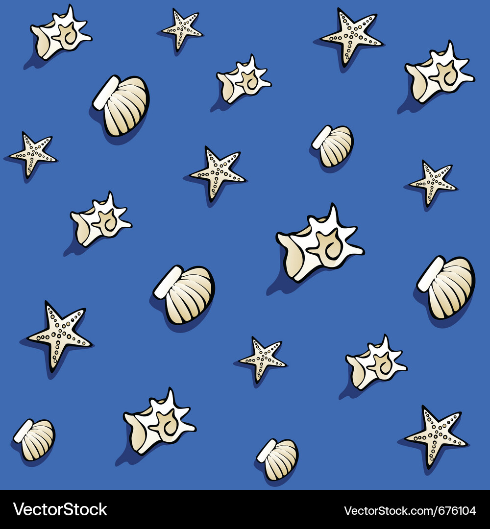Shell pattern Vector Image