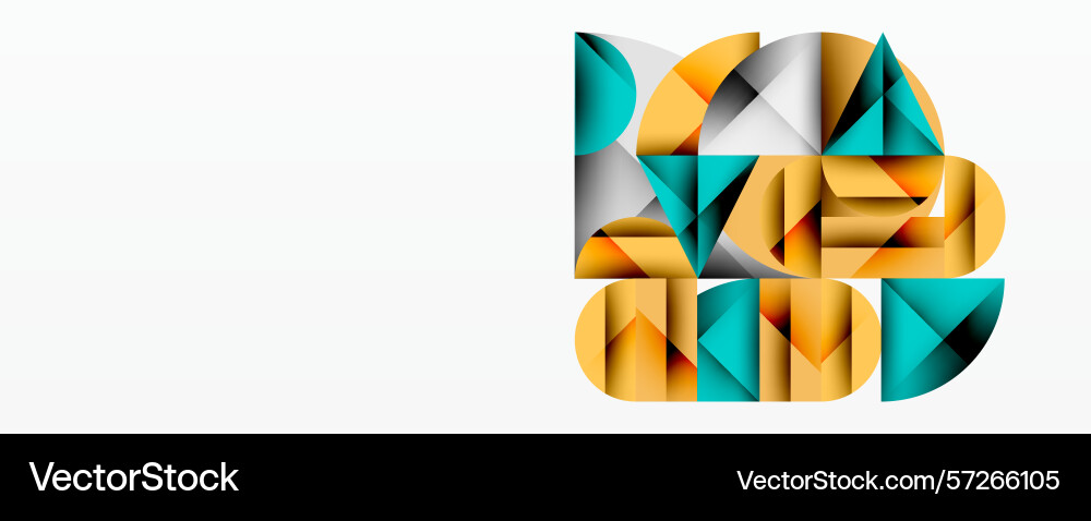 Abstract geometric shapes overlap creating Abstract geometric shapes overlap creating vector image