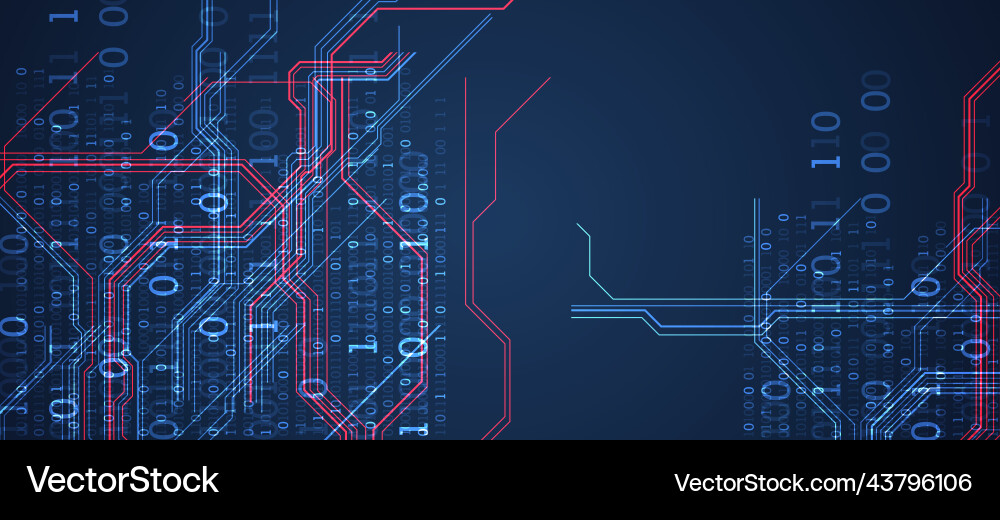 Abstract background on technological Abstract background on technological Vector Image