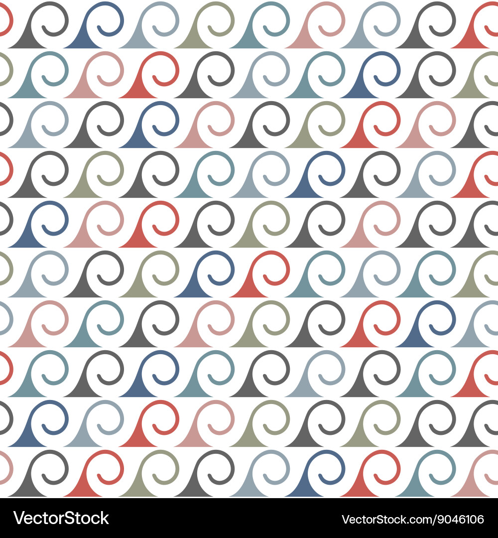 Retro Wave Pattern vector image