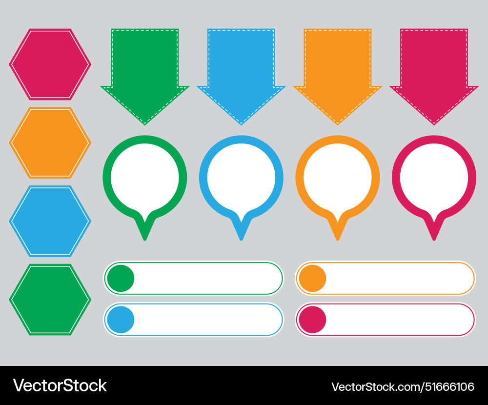 Set of talk bubble text chat box in retro style Set of talk bubble text chat box in retro style Vector Image