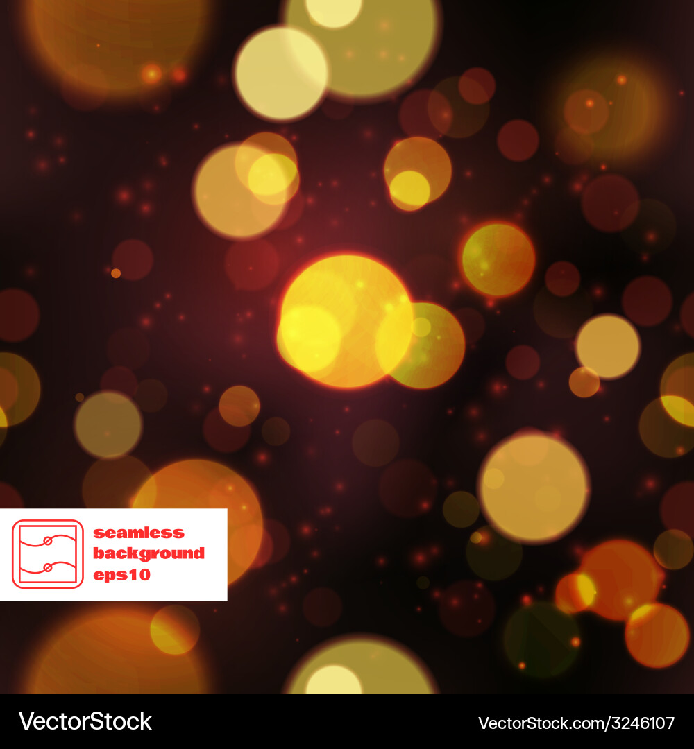Defocused Lights Bokeh Background vector image