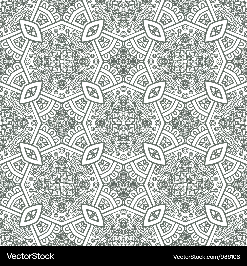 Decorative retro pattern Vector Image