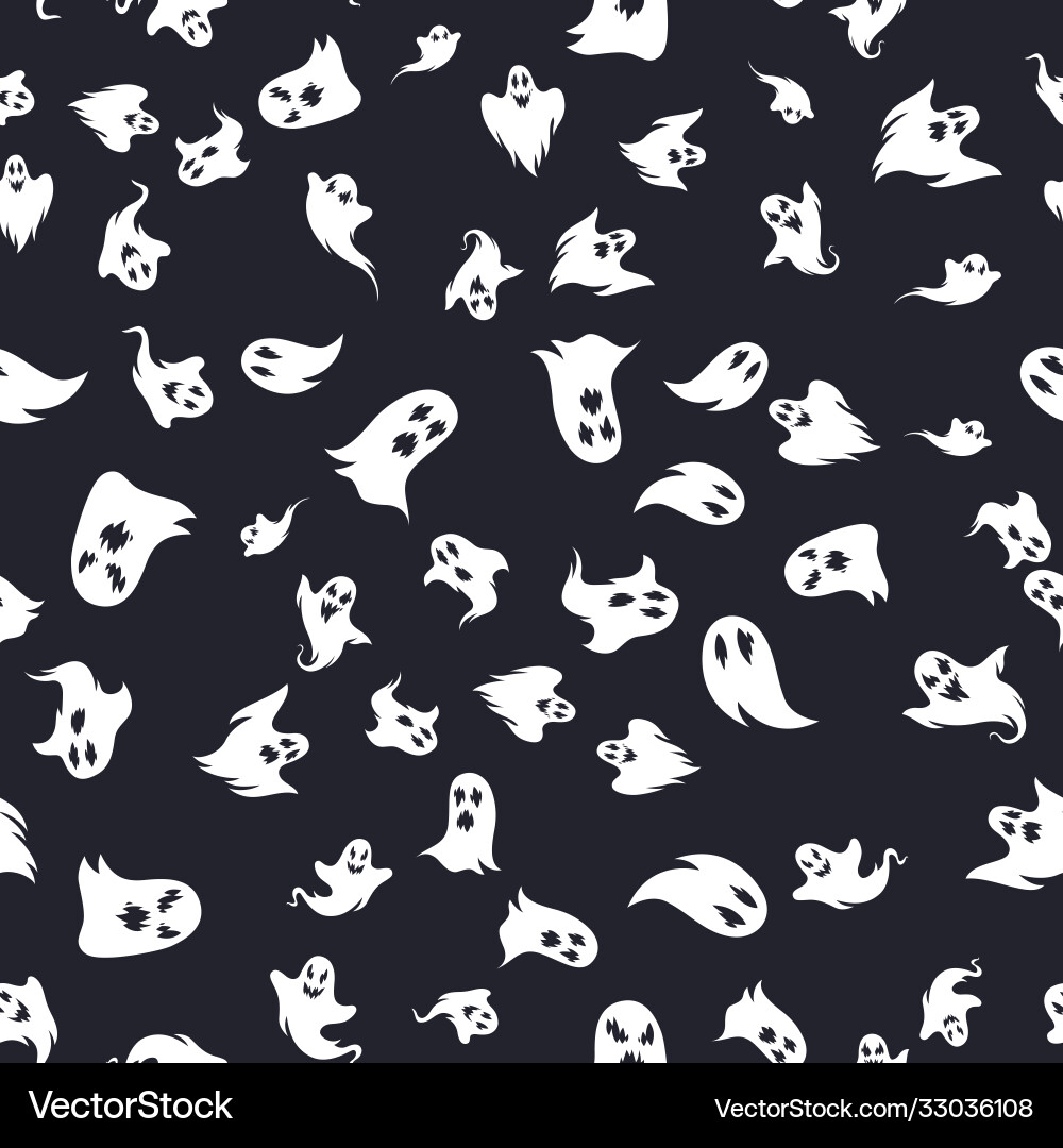 Geister nahtlose Muster halloween abstrakt spooky Geister nahtlose Muster halloween abstrakt spooky vektorbild