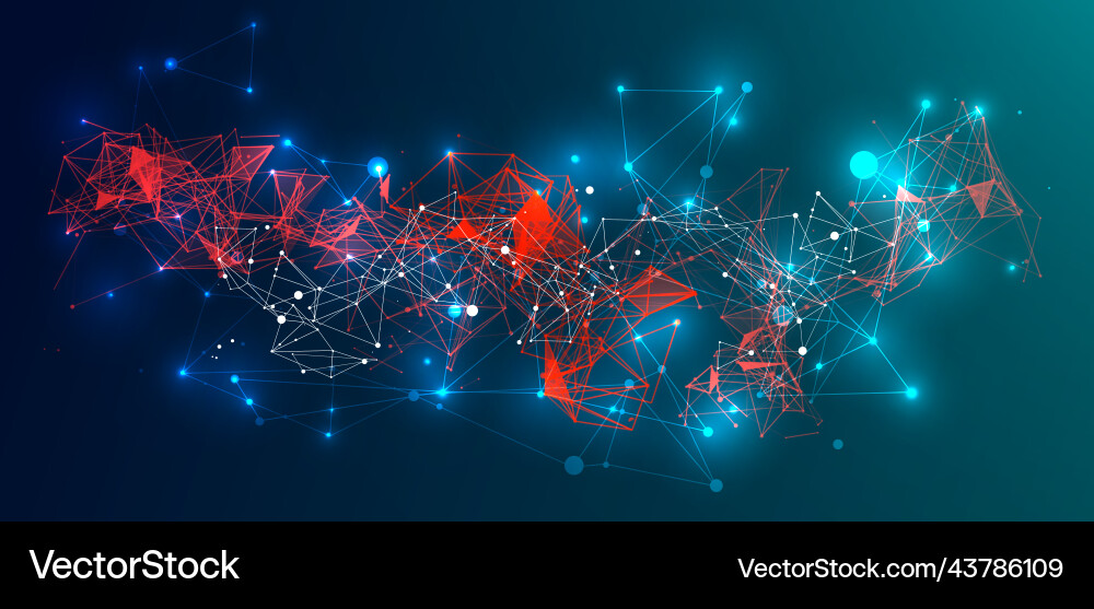 Abstract plexus background glowing particles Abstract plexus background glowing particles vector image