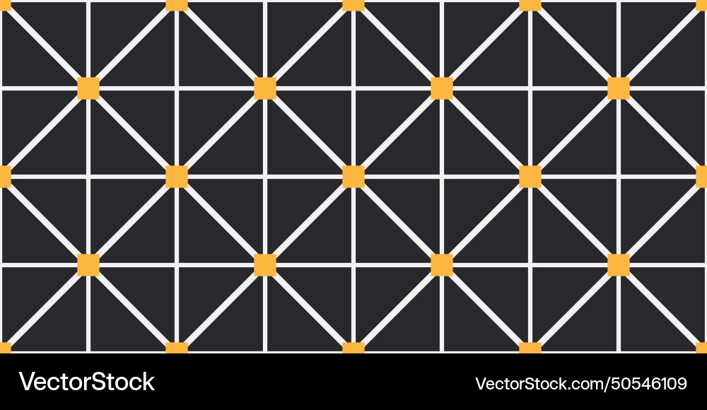 Geometric shapes and lines form a seamless pattern vector image