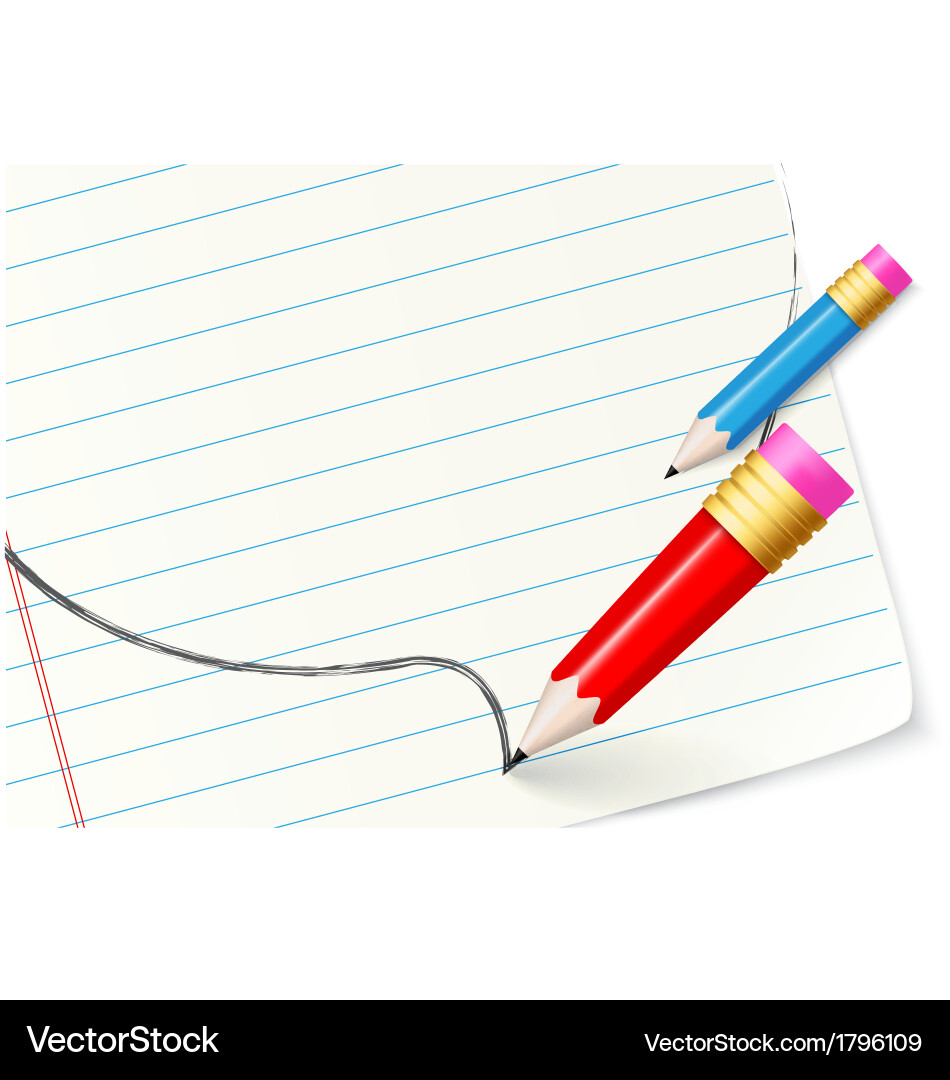 Note paper with sketch speech bubble Vector Image